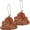 Brown, variant on Vjnyvs 2Pcs Funny Plush Poop Keychain Cartoon Stuffed Pendant Bag Charm Key Ring