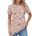 thumbnail image 1 of TSADFHJI Chemise à Manches Longues pour Femmes, Lot de 3, Col Rond, Manches Courtes Plissées, Mode, Tunique, L, 1 of 6