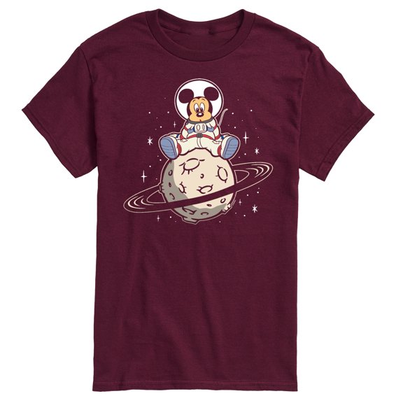 Mickey & Friends - It's a Small Moon - Men's Short Sleeve Graphic T-Shirt