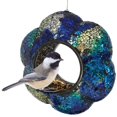 thumbnail image 1 of Comedero para aves Sunnydaze Decor de vidrio mosaico índigo de 25 cm, 1 of 9