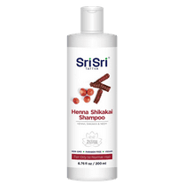 Sri Sri Tattva Neem Henna Shikakai Herbal Shampoo for Oily Hair to Normal Hair, 200 ml