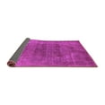 thumbnail image 2 of Ahgly Company Indoor Round Oriental Purple Industrial Area Rugs, 4' Round, 2 of 4