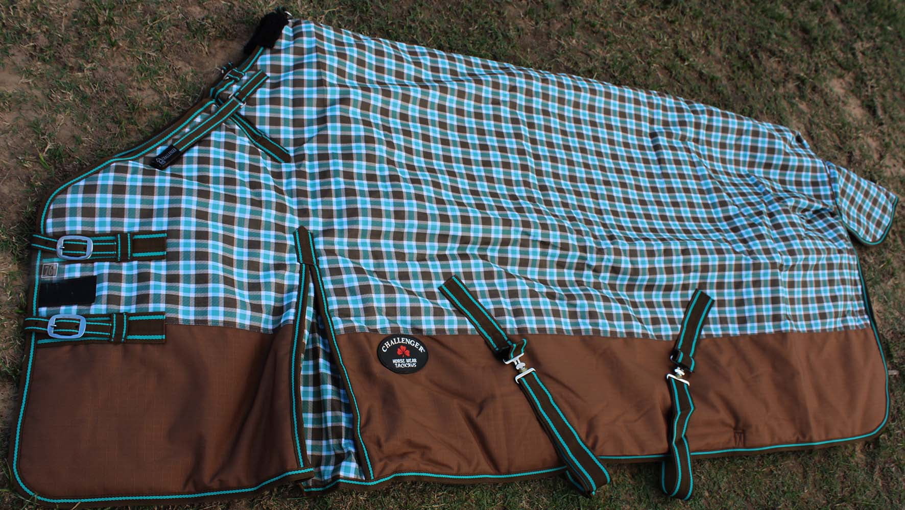 80" 1200D Turnout Waterproof Horse Tough WINTER BLANKET HEAVY Teal 582