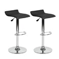 thumbnail image 1 of Set de 2 Sillas de Bar HOMEMAKE FURNITURE Color Negro con Reposapié Altura Ajustable Giratorio Moderno, 1 of 7