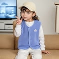thumbnail image 2 of Vest Jacket Cute for Kids Boys Girls Toddler Sleeveless Cartoon Print Coat Winter Windproof Coat Warm Vest Outerwear Coats 12-18 Months, 2 of 6