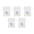 thumbnail image 4 of SHISUYAN 5pcs Empty Sachet Gift Bags with Lavender Pattern Drawstring Bags DIY Storage Bags, 4 of 9