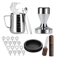 thumbnail image 1 of 51mm Espresso Tamper Set Espresso Kit Including Coffee Tamper, Milk Frothing Pitcher, WDT Tool Espresso, Tamper Mat, 1 of 5