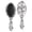 Halloween Ghost Witch Hat Pattern, variant on Halloween Ghost Pumpkin Pattern Brush, Detangling Hair Brush, Paddle Styling Brush, Smooth Handle Gifts for Daily Hair Care