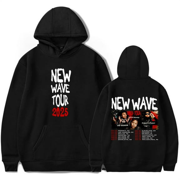 DD Osama New Wave Tour 2025 Hoodies Unisex Tops Hip Hop Sweatshirts Fashion Clothes