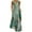 Green, variant on Alkepwun Women Summer Casual Bohemian Maxi Dress Notched V-Neck Sleeveless Flowy Boho Floral Beach Long Dress with Pockets