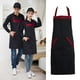 thumbnail image 1 of 5 delantales unisex con cuello halter y 2 bolsillos para chef, camarero, cocina, herramienta de cocina. Sywqhk Libre de BPA, 1 of 5