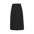 thumbnail image 5 of BUWTTER Womens Skirts Trendy Maxi Below Knee Lace Hollow Loose Fit High Waist Pull On Comfortable Spring Summer Fall Black Skirt XXL, 5 of 5