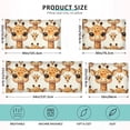 thumbnail image 2 of Cute Baby Giraffe Head Plush Pillow Cases Queen Size Ultra Soft Warm Pillowcases with Zipper 20"x30", 2 of 9