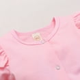 thumbnail image 6 of Actoyo Infant Baby Girls Footed Romper Bodysuit Button One-pieces Outfits Clothes 0-9M, 6 of 9