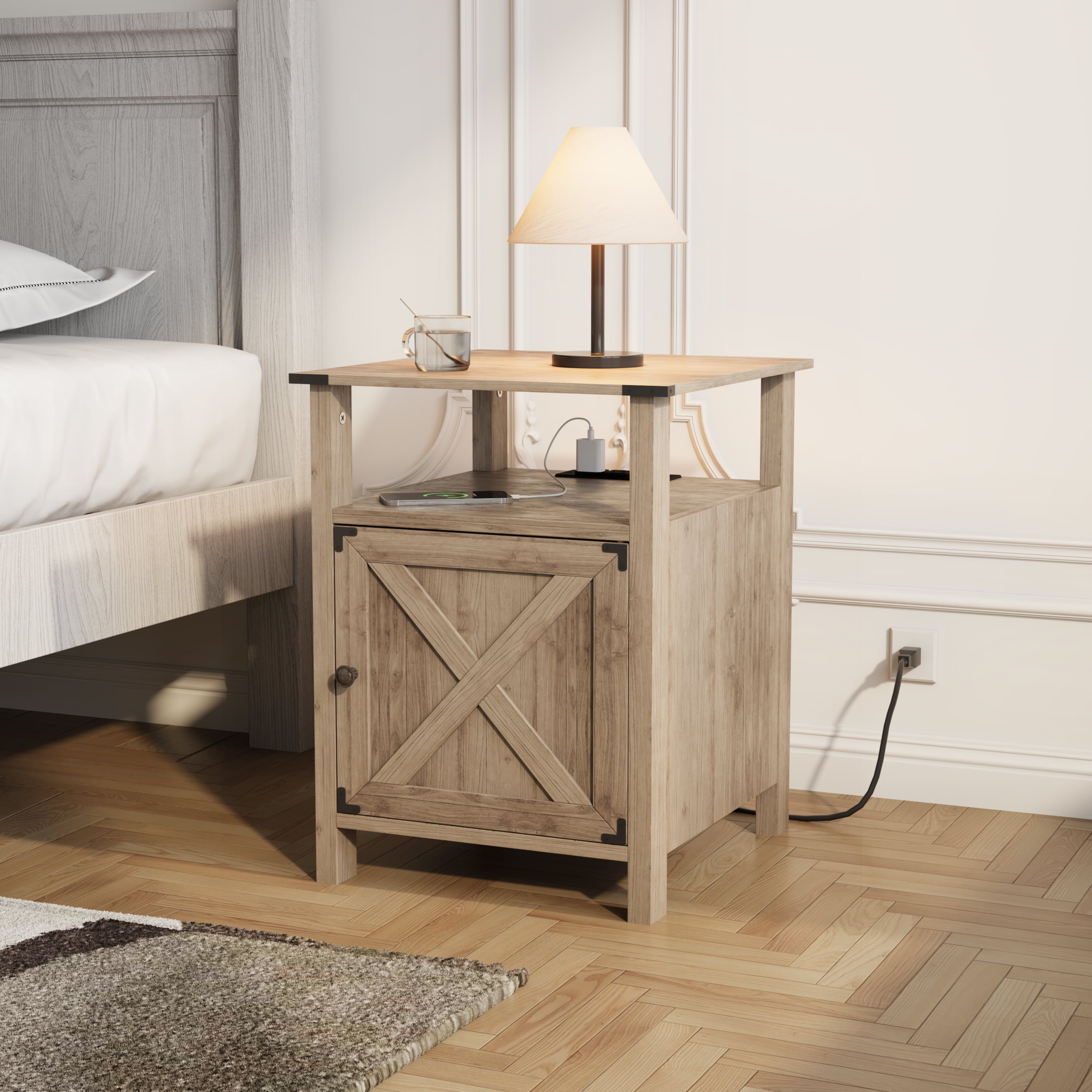 Modern Bedside Table  Small Night Table – KROFT