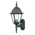 thumbnail image 1 of homeroots lighting 398543 Builder's Choice 1-Light Burled Walnut Wall Light, 1 of 1
