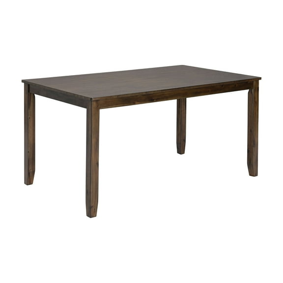 Newboti Furniture Wooden Dining Rectangular Table, Kitchen Table for Small Space, 4 Person Dining Table, Walnut ONLY THE TABLE 02070