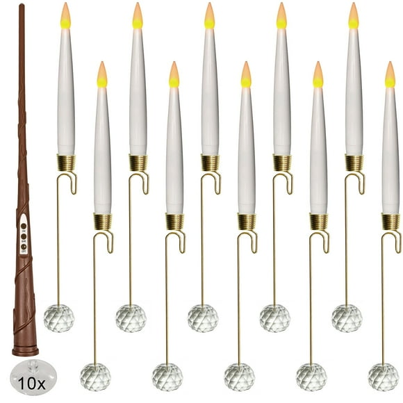 Velas Leejec para árbol de Navidad, 10 unidades, con mando a distancia y temporizador
