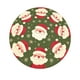 thumbnail image 2 of pstuiky Alfombra circular decorativa navideña con diseño de árbol de Navidad y copos de nieve, ideal para fiestas y salas de estar (80 x 80 cm)., 2 of 6