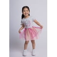 thumbnail image 2 of Disney Classics The Aristocats Marie French Terry Tutu Pleated Drop Shoulder Tulle Dress Toddler to Big Kid, 2 of 5