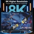 thumbnail image 6 of 8K HDMI 2.1 Cable 8K@60Hz 48Gbps EARC ARC HDCP Ultra High Speed HDR For RTX Video Cable PC Laptop Projector HD TV PS5, 6 of 7