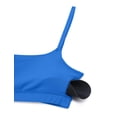thumbnail image 4 of Sostén CRZ YOGA Butterluxe sin varillas con escote redondo y copas acolchadas azul talla L, 4 of 4
