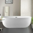 thumbnail image 2 of Vanity Art 67" x 32" Freestanding Bathtub Acrylic Soaking, 2 of 5
