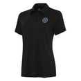 thumbnail image 2 of Women's Antigua Black New York City FC Reprocess Polo, 2 of 3