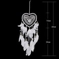 thumbnail image 6 of Farfi Wall Mount Hanging Long Tassel Feather Dreamcatcher for Bedroom (Flesh Pink), 6 of 13