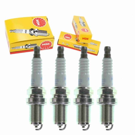 4 pc NGK 6364 Standard Spark Plugs for 04886219 18814-08061 4886219 8M0061474 AGPR22CD AGPS22C AGPS32C BUJ00025 DR15YC DR15Z FR7DE K6RTC Ignition Wire Secondary