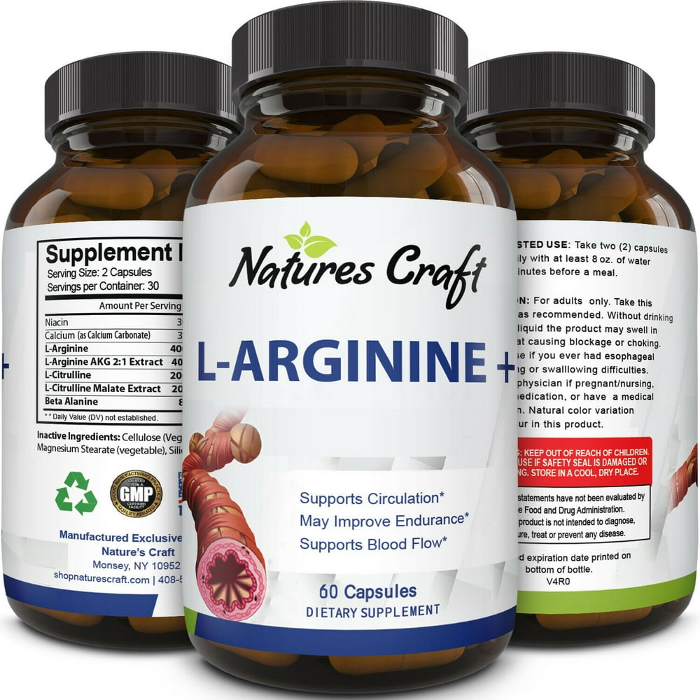 LArginine Supplement Muscle Growth and Support Boost Circulation