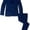 Medium Blue, variant on Jodano Boy's 2141406 Formal 3 Piece Stretch Slim Fit Dress Suit - Navy - 18