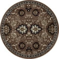 thumbnail image 3 of Art Carpet 21162 2 x 8 ft. Arbor Collection Bouquet Woven Area Rug Runner, Brown, 3 of 3