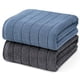 thumbnail image 1 of Juego de Toallas Bano 2 Pack Alta Calidad Algodón Toalla de Baño Altamente Absorbentes de Secado Rápido para Múltiples Aplicaciones(Azul+Gris Oscuro), 1 of 7