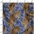 thumbnail image 2 of Soimoi Poly Taffeta Brown Fabric By the Yard - 56 Inch Wide - Leopard Animal Skin Print Textile - Stylish and Trendy Patterns for Apparel Printed Fabric, 2 of 6