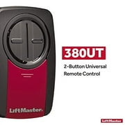 LiftMaster 380UT 2-Button Universal Remote Control Garage Door Opener with Universal Compatibility
