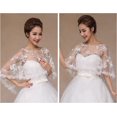 thumbnail image 3 of YooGuoGuo Women Lace Wedding Shawls Wrap Bridal Embroidered Shrug Bolero Cape Shoulder Covers Up Evening Prom Party Dress, 3 of 5