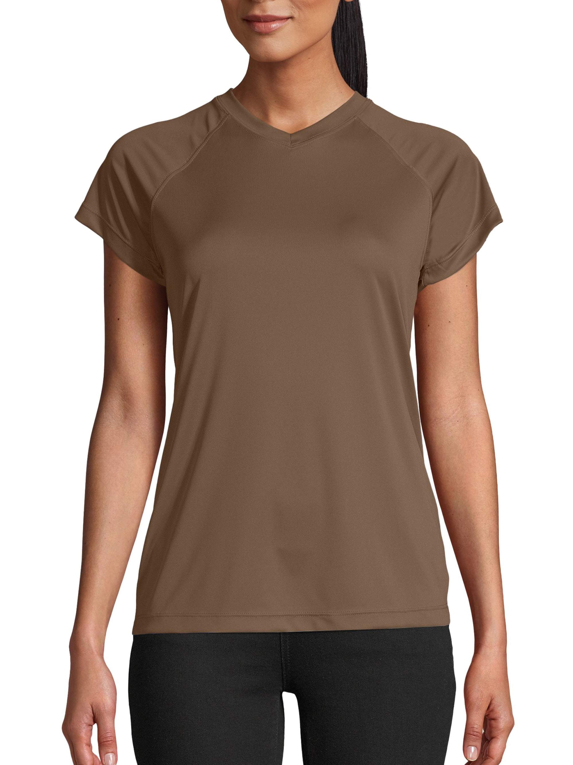 champion t shirt womens brown