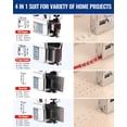 thumbnail image 4 of Clavadora manual 4 en 1 con pistola de grapas WORKPRO con 2000 grapas, 4 of 9