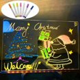 thumbnail image 3 of EASTIN LED Note Board with Colors  Acrylic Dry Erase Board with Light | 2025 New LED Acrylic Message Marker Board | Light up Dry Erase Board with Stand as a Glow Memo Letter Board for Off, 3 of 7
