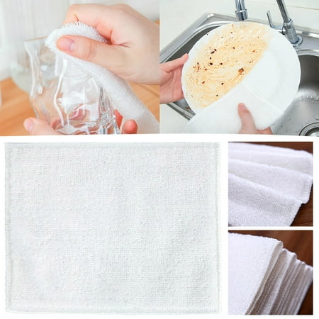 

Fine Fiber Dishcloth Absorbent Washing Grease Removal Towel Dish Towel Cleaning Wipe Hand Towel Kitchen Wipes Crates Kitchen Washrags Winter Kitchen Towels Set