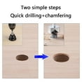 thumbnail image 2 of Vertical Drilling Locator Kit Woodworking Pocket Hole Drill Guide Doweling Jig Furniture Straight Angle Punching Tool, 2 of 20