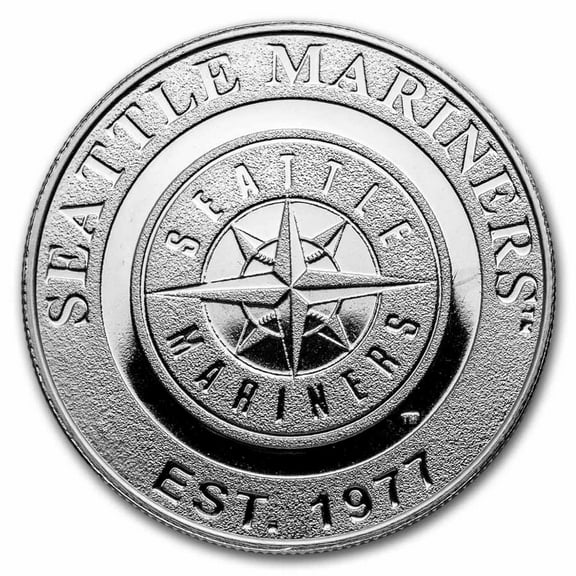 MLB Seattle Mariners 1 oz Silver Round