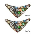 thumbnail image 6 of Kll Beer Caps Dog Bandanas,Triangle Reversible Pet Scarf For Small Medium Large And Extra Large Dogs-Large, 6 of 7