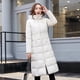 thumbnail image 5 of Chaqueta de algodón para mujer, chaqueta de algodón con plumón, chaqueta de algodón con capucha hasta la rodilla para mujer, 5 of 5