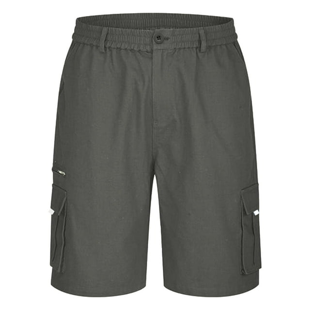 Ketyyh-chn99 Pantalon de Randonnée Homme Automne Mode Shorts Décontractés pour Hommes Shorts de Sport Colorés à Rayures Shorts de Plage pour Hommes Pantalon Café,L