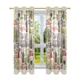thumbnail image 7 of Yayeee Window Curtains Set of 2 for Living Room Light Filtering 63"x42", Word Wine Bottle, 7 of 7