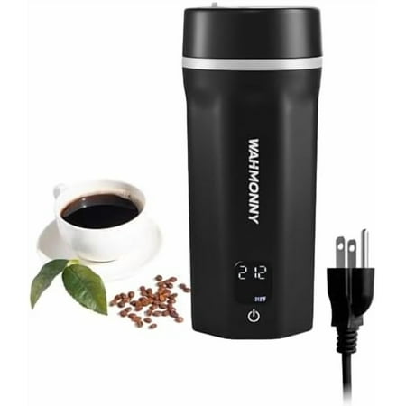 Travel Electric Kettle, Dual Voltage 110V-240V Portable Kettle 6-Temp Control,304 Stainless Steel Small Mini Tea Coffee Kettle,400W Fast Water Boiler, Black (550ML)$$Home Decor, Kitchen, & Other