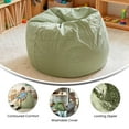 thumbnail image 4 of Flash Furniture Dillon Small Green Dot Refillable Bean Bag Chair for Kids and Teens, 4 of 12