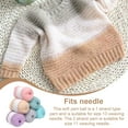 thumbnail image 4 of Wosthever Paquete de 6 hilos de tejer suaves y cálidos para manualidades, hilos tejidos a mano, gorro para suéter, hilo de ganchillo, Artesanía, 4 of 6